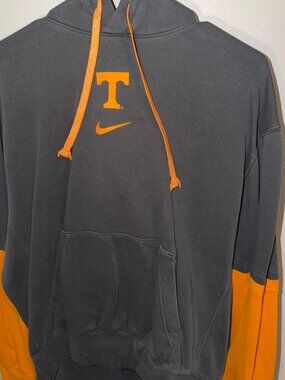 Nike Tennessee Volunteers Pullover Hoodie Men's M Gray Orange